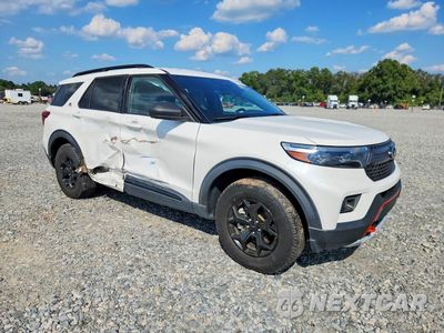 Czwarte zdjęcie samochodu z boku: 2023 FORD EXPLORER TIMBERLINE VIN:1FMSK8JH2PGA56427 - miniatura