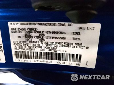 Zdjęcie 13 z 13 samochodu: 2018 TOYOTA TACOMA SR5 V6 VIN:5TFAZ5CN4JX055607 - miniatura