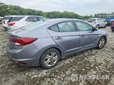 Trzecie zdjęcie samochodu z tyłu: 2019 HYUNDAI ELANTRA VALUE EDITION VIN:KMHD84LF0KU875698 - miniatura