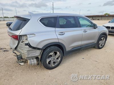 Trzecie zdjęcie samochodu z tyłu: 2021 HYUNDAI SANTA FE SE VIN:5NMS14AJ4MH341184 - miniatura