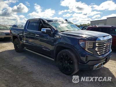 Czwarte zdjęcie samochodu z boku: 2022 GMC SIERRA K1500 DENALI VIN:3GTUUGET7NG624057 - miniatura