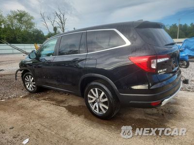 Drugie zdjęcie samochodu z przodu: 2019 HONDA PILOT EXL VIN:5FNYF6H55KB075561 - miniatura