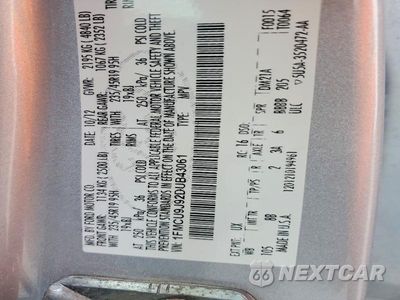 Zdjęcie 13 z 13 samochodu: 2013 FORD ESCAPE TITANIUM VIN:1FMCU9J92DUB43061 - miniatura