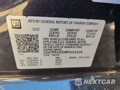 Zdjęcie 12 z 12 samochodu: 2023 CHEVROLET SILVERADO C1500 LT VIN:2GCPACED9P1111119 - miniatura