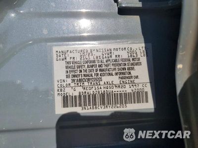 Zdjęcie 12 z 12 samochodu: 2024 NISSAN SENTRA SV VIN:3N1AB8CV3RY226205 - miniatura