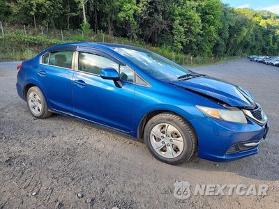 Czwarte zdjęcie samochodu z boku: 2013 HONDA CIVIC LX VIN:2HGFB2F55DH507336 - miniatura