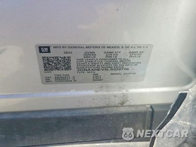 Zdjęcie 13 z 13 samochodu: 2020 CHEVROLET EQUINOX LS VIN:3GNAXHEV5LS528706 - miniatura
