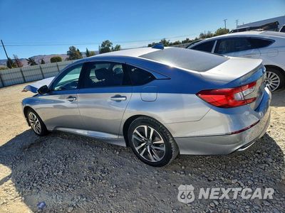 Drugie zdjęcie samochodu z przodu: 2019 HONDA ACCORD HYBRID EXL VIN:1HGCV3F50KA013638 - miniatura