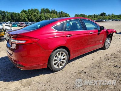 Trzecie zdjęcie samochodu z tyłu: 2017 FORD FUSION SE PHEV VIN:3FA6P0PUXHR303612 - miniatura