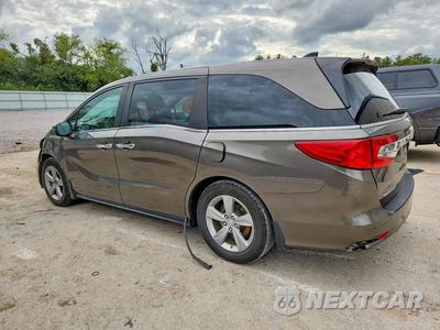 Drugie zdjęcie samochodu z przodu: 2019 HONDA ODYSSEY EXL VIN:5FNRL6H79KB019136 - miniatura