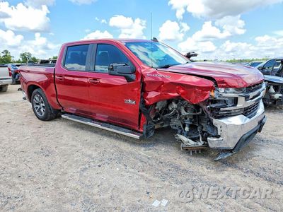 Czwarte zdjęcie samochodu z boku: 2019 CHEVROLET SILVERADO C1500 LT VIN:3GCUWCED0KG190104 - miniatura