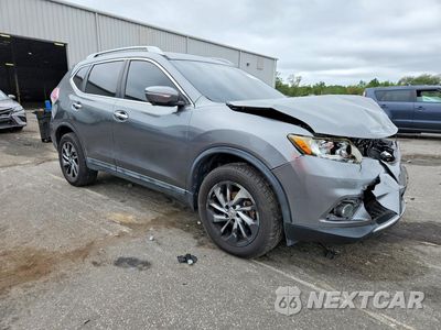 Czwarte zdjęcie samochodu z boku: 2015 NISSAN ROGUE SL VIN:5N1AT2MV3FC814112 - miniatura