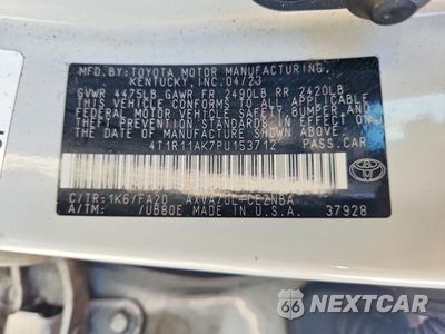 Zdjęcie 13 z 13 samochodu: 2023 TOYOTA CAMRY LE VIN:4T1R11AK7PU153712 - miniatura