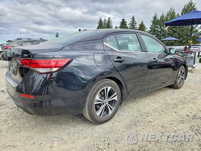 Trzecie zdjęcie samochodu z tyłu: 2022 NISSAN SENTRA SV VIN:3N1AB8CV5NY291356 - miniatura