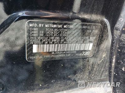 Zdjęcie 12 z 12 samochodu: 2018 MITSUBISHI MIRAGE ES VIN:ML32A3HJ4JH010346 - miniatura