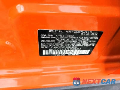 Zdjęcie 12 z 12 samochodu: 2014 SUBARU XV CROSSTREK 2.0 PREMIUM VIN:JF2GPACC9E8304864 - miniatura