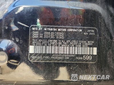 Zdjęcie 12 z 12 samochodu: 2016 MITSUBISHI LANCER ES VIN:JA32U2FU2GU002997 - miniatura