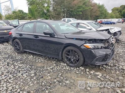 Czwarte zdjęcie samochodu z boku: 2023 HONDA CIVIC SPORT VIN:2HGFE2F51PH564497 - miniatura