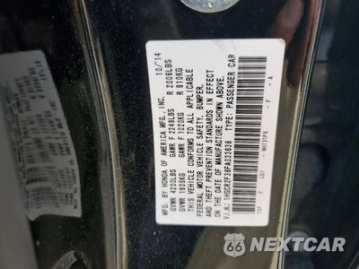 Zdjęcie 12 z 12 samochodu: 2015 HONDA ACCORD LX VIN:1HGCR2F38FA033638 - miniatura