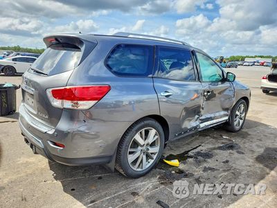 Trzecie zdjęcie samochodu z tyłu: 2015 NISSAN PATHFINDER S VIN:5N1AR2MN2FC701542 - miniatura