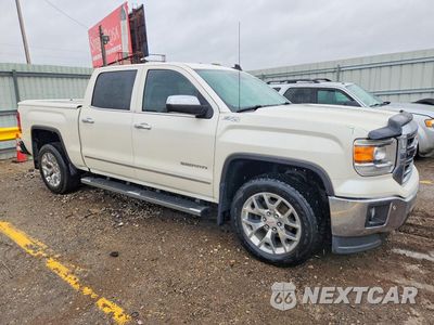 Czwarte zdjęcie samochodu z boku: 2015 GMC SIERRA K1500 SLT VIN:3GTU2VEC8FG148932 - miniatura
