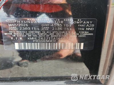 Zdjęcie 12 z 12 samochodu: 2026 HYUNDAI SONATA HYBRID BLUE VIN:KMHL24JJ1TA166673 - miniatura
