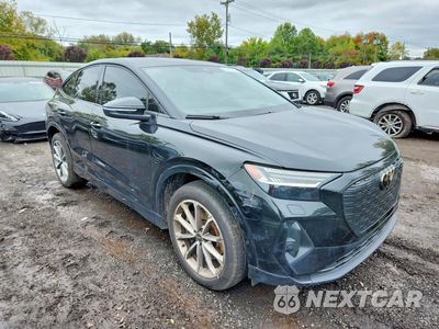 Czwarte zdjęcie samochodu z boku: 2022 AUDI Q4 E-TRON SPORTBACK PRESTIGE S LINE VIN:WA142BFZ6NP053761 - miniatura
