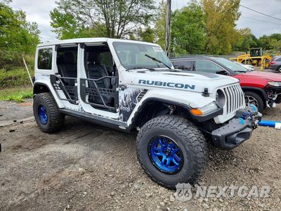Czwarte zdjęcie samochodu z boku: 2023 JEEP WRANGLER RUBICON 4XE VIN:1C4JJXR60PW502404 - miniatura