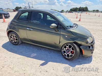 Czwarte zdjęcie samochodu z boku: 2015 FIAT 500 SPORT VIN:3C3CFFBR6FT561975 - miniatura