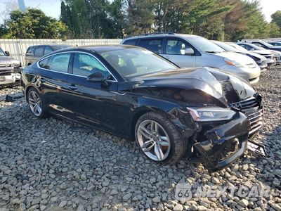 Czwarte zdjęcie samochodu z boku: 2019 AUDI A5 PREMIUM VIN:WAUANCF53KA095142 - miniatura