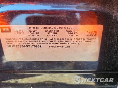 Zdjęcie 13 z 13 samochodu: 2016 CHEVROLET CRUZE LIMITED LT VIN:1G1PE5SB8G7176882 - miniatura