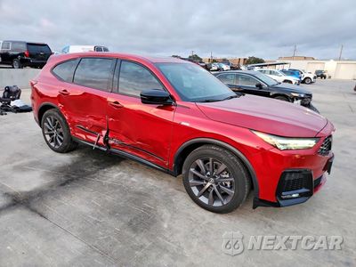 Czwarte zdjęcie samochodu z boku: 2025 ACURA MDX A-SPEC VIN:5J8YE1H04SL026585 - miniatura