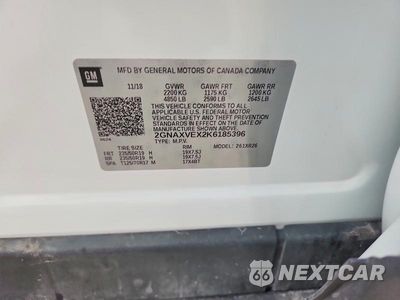 Zdjęcie 13 z 13 samochodu: 2019 CHEVROLET EQUINOX LT VIN:2GNAXVEX2K6185396 - miniatura