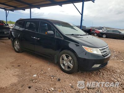 Czwarte zdjęcie samochodu z boku: 2011 HONDA ODYSSEY TOURING VIN:5FNRL5H92BB065273 - miniatura