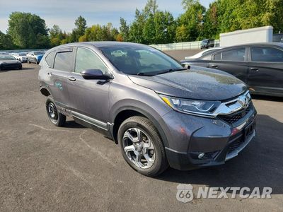 Czwarte zdjęcie samochodu z boku: 2019 HONDA CR-V EX VIN:5J6RW2H56KA021346 - miniatura