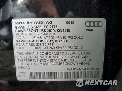 Zdjęcie 13 z 13 samochodu: 2018 AUDI Q5 PREMIUM PLUS VIN:WA1BNAFY4J2231609 - miniatura