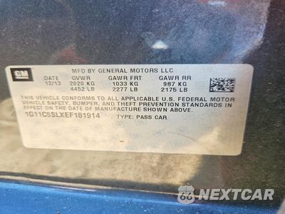 Zdjęcie 12 z 12 samochodu: 2014 CHEVROLET MALIBU 1LT VIN:1G11C5SLXEF181914 - miniatura