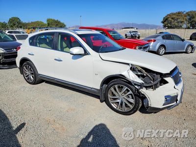 Czwarte zdjęcie samochodu z boku: 2017 INFINITI QX50 BASE VIN:JN1BJ0RP5HM382703 - miniatura