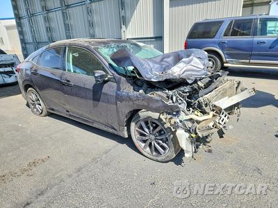 Czwarte zdjęcie samochodu z boku: 2019 HONDA CIVIC EX VIN:19XFC1F34KE209146 - miniatura