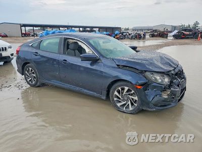 Czwarte zdjęcie samochodu z boku: 2017 HONDA CIVIC EX VIN:19XFC2F75HE027182 - miniatura