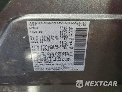 Zdjęcie 12 z 12 samochodu: 2018 NISSAN PATHFINDER SV VIN:5N1DR2MM9JC642437 - miniatura
