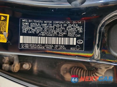 Zdjęcie 12 z 12 samochodu: 2014 LEXUS ES 350 VIN:JTHBK1GG6E2111643 - miniatura
