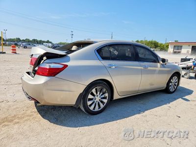Trzecie zdjęcie samochodu z tyłu: 2013 HONDA ACCORD EXL VIN:1HGCR3F84DA017841 - miniatura
