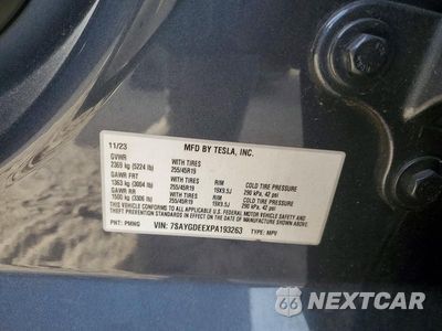 Zdjęcie 13 z 13 samochodu: 2023 TESLA MODEL Y VIN:7SAYGDEEXPA193263 - miniatura
