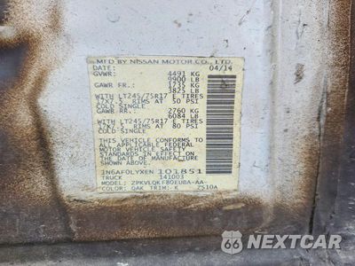 Zdjęcie 13 z 13 samochodu: 2014 NISSAN NV 2500 HD S VIN:1N6AF0LYXEN101851 - miniatura