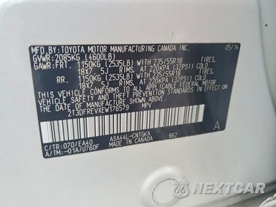 Zdjęcie 13 z 13 samochodu: 2014 TOYOTA RAV4 LIMITED VIN:2T3DFREVXEW176579 - miniatura
