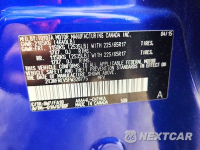 Zdjęcie 13 z 13 samochodu: 2015 TOYOTA RAV4 XLE VIN:2T3RFREV5FW328775 - miniatura