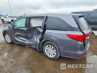 Drugie zdjęcie samochodu z przodu: 2022 HONDA ODYSSEY LX VIN:5FNRL6H22NB012778 - miniatura