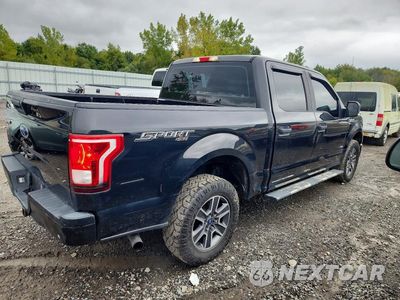 Trzecie zdjęcie samochodu z tyłu: 2015 FORD F150 SUPERCREW VIN:1FTEW1EP7FFC71935 - miniatura