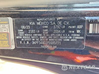 Zdjęcie 13 z 13 samochodu: 2023 KIA FORTE GT LINE VIN:3KPF54AD2PE685771 - miniatura